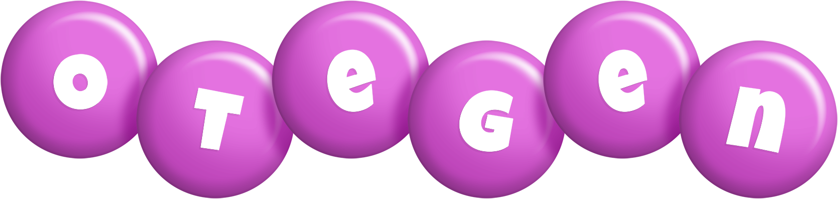 Otegen candy-purple logo