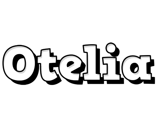 Otelia snowing logo
