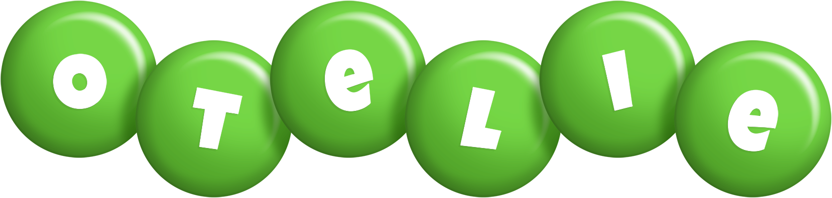 Otelie candy-green logo