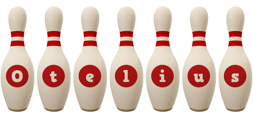 Otelius bowling-pin logo