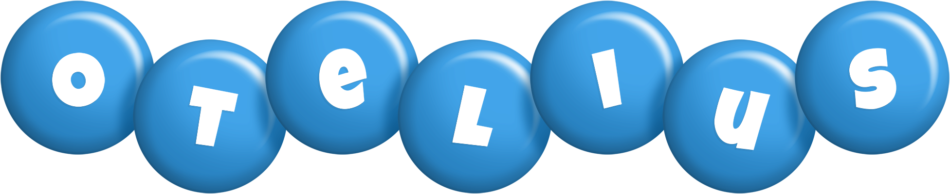 Otelius candy-blue logo