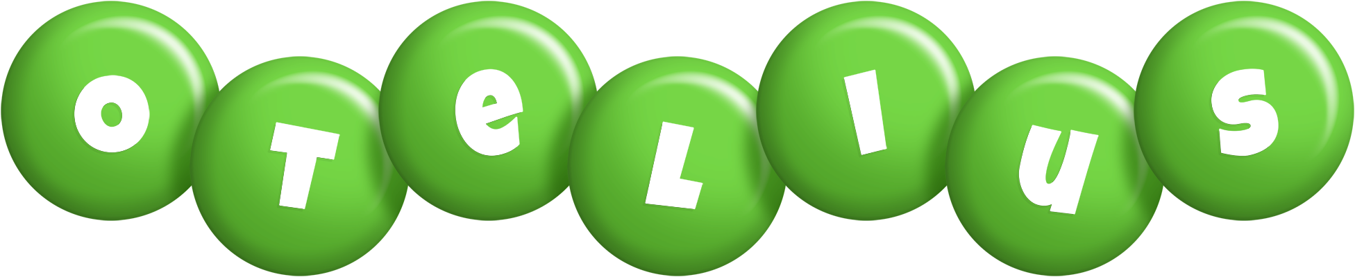 Otelius candy-green logo