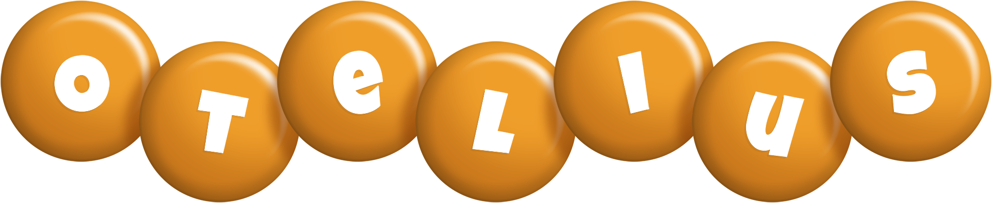 Otelius candy-orange logo