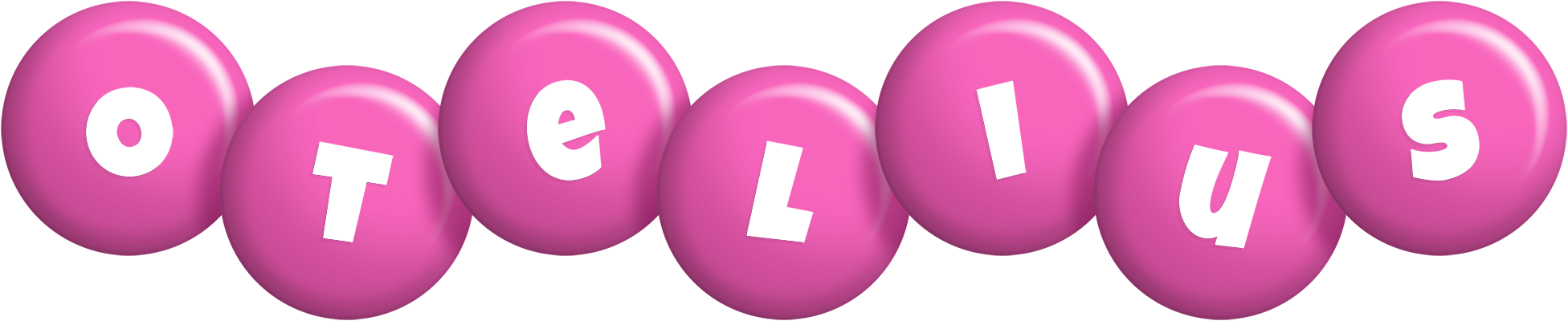 Otelius candy-pink logo
