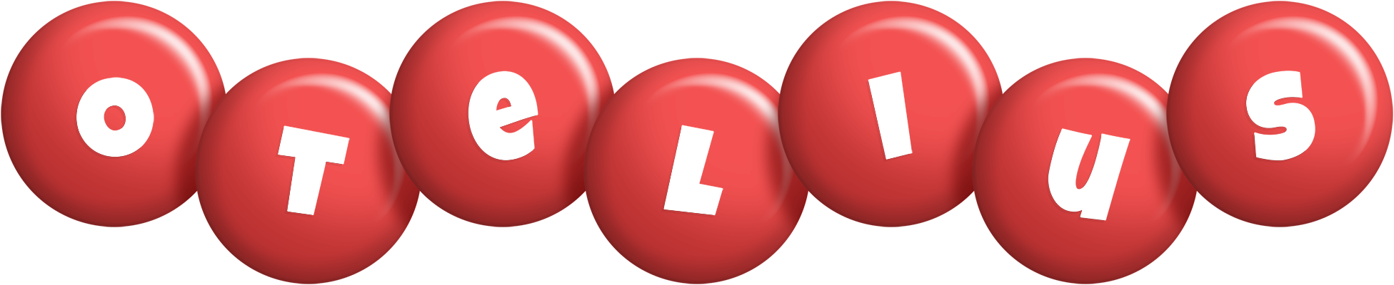 Otelius candy-red logo