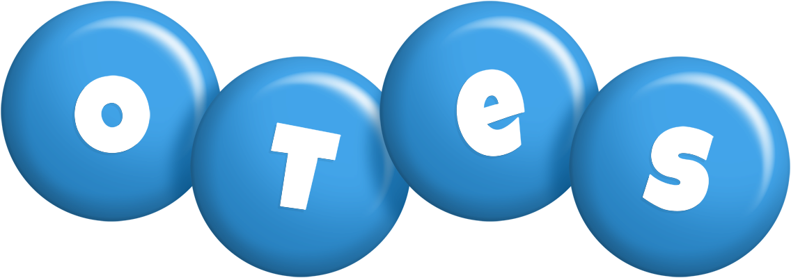 Otes candy-blue logo