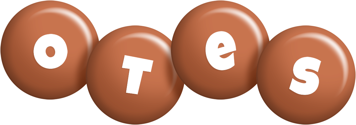 Otes candy-brown logo