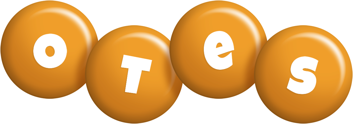 Otes candy-orange logo