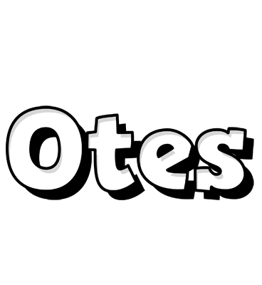 Otes snowing logo