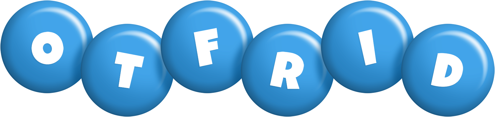 Otfrid candy-blue logo