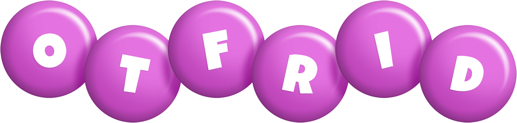 Otfrid candy-purple logo