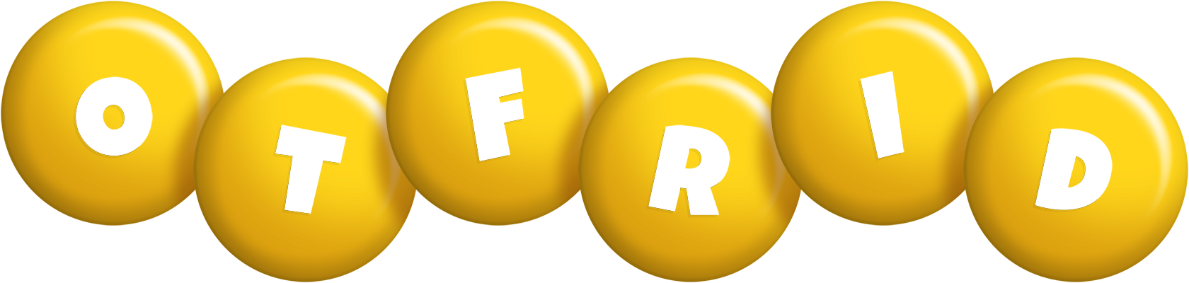 Otfrid candy-yellow logo