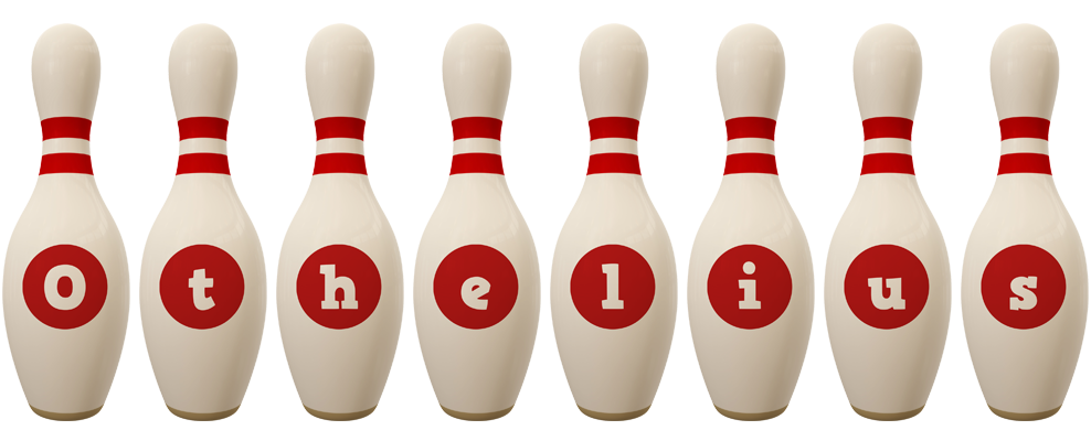 Othelius bowling-pin logo