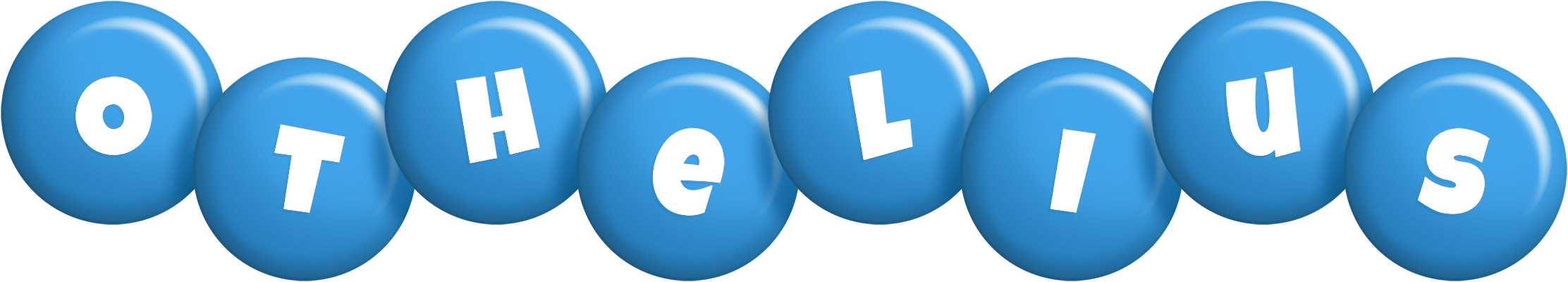Othelius candy-blue logo