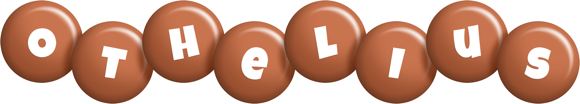 Othelius candy-brown logo