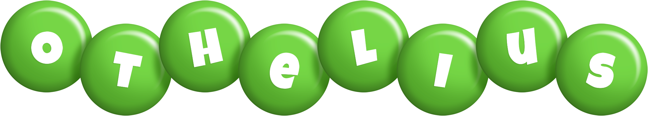 Othelius candy-green logo