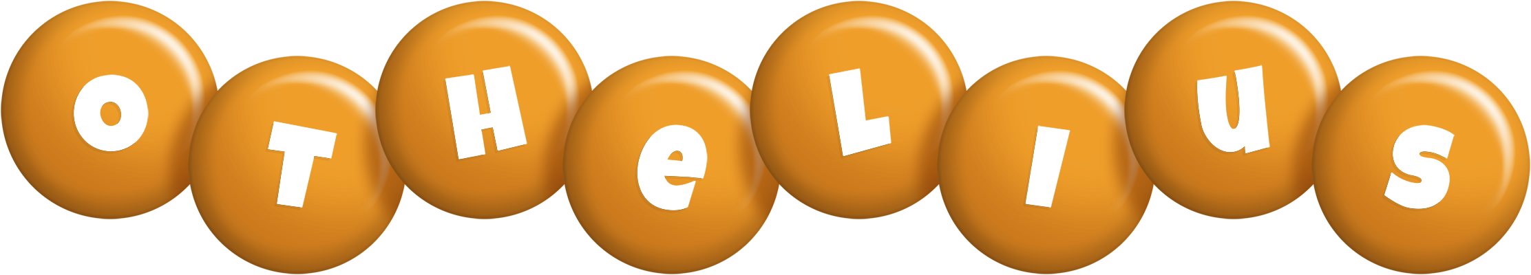 Othelius candy-orange logo