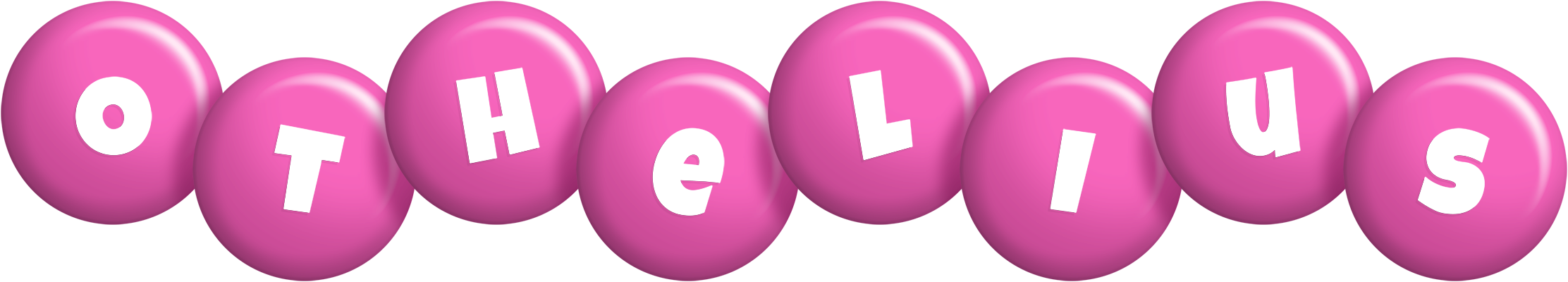 Othelius candy-pink logo