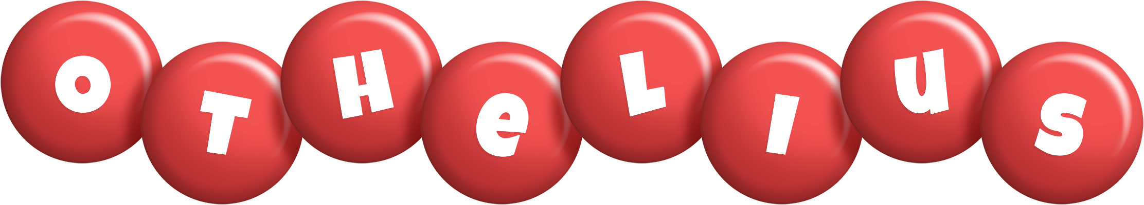 Othelius candy-red logo