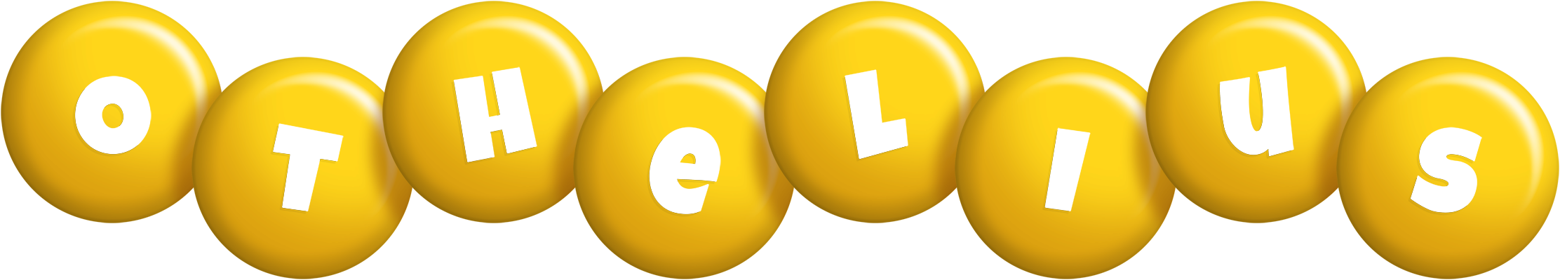 Othelius candy-yellow logo