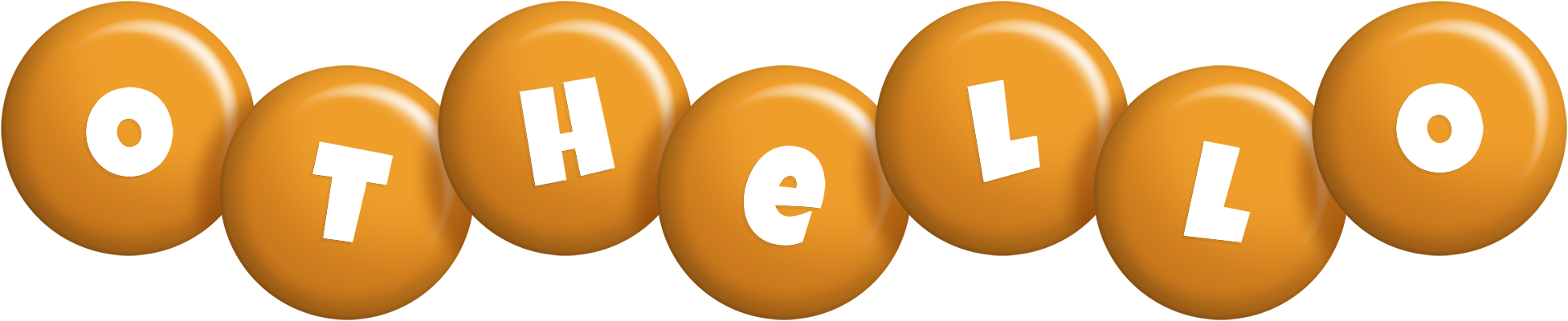 Othello candy-orange logo