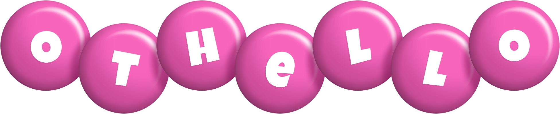 Othello candy-pink logo