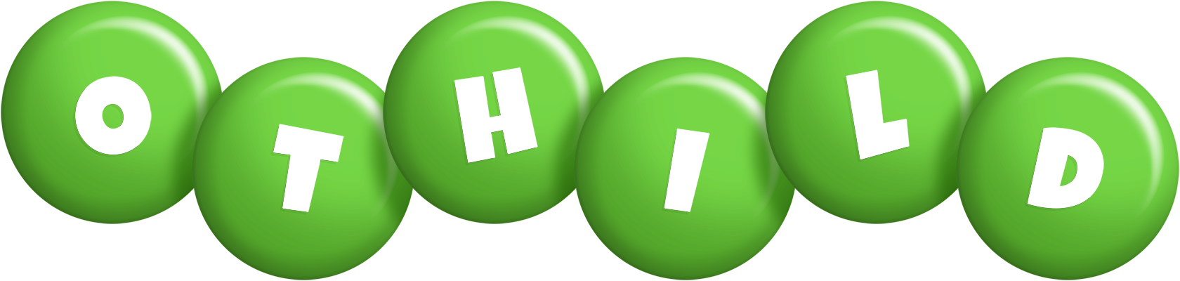 Othild candy-green logo