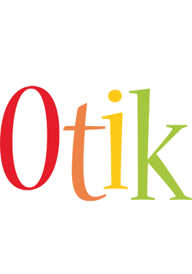 Otik birthday logo