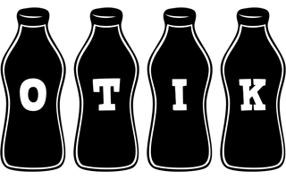 Otik bottle logo