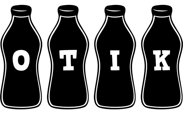 Otik bottle logo
