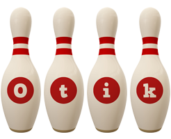 Otik bowling-pin logo