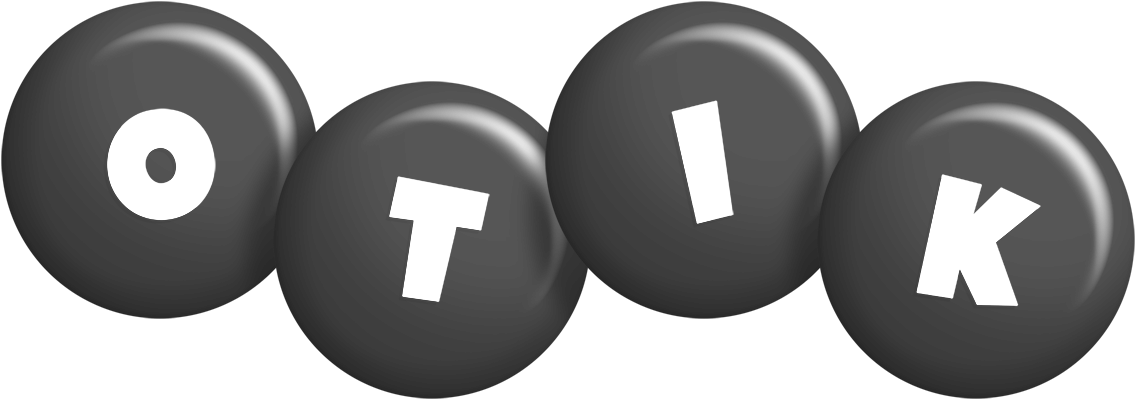 Otik candy-black logo