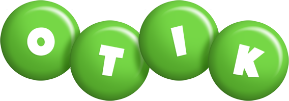 Otik candy-green logo