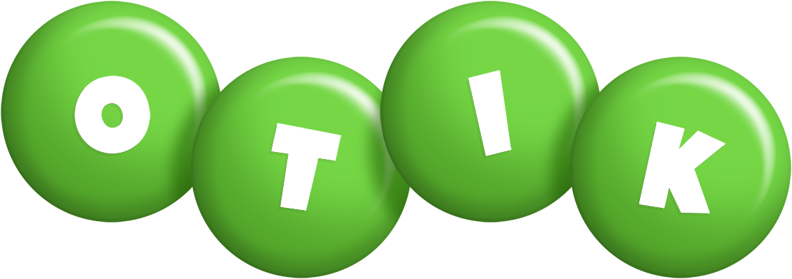 Otik candy-green logo