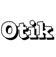 Otik snowing logo