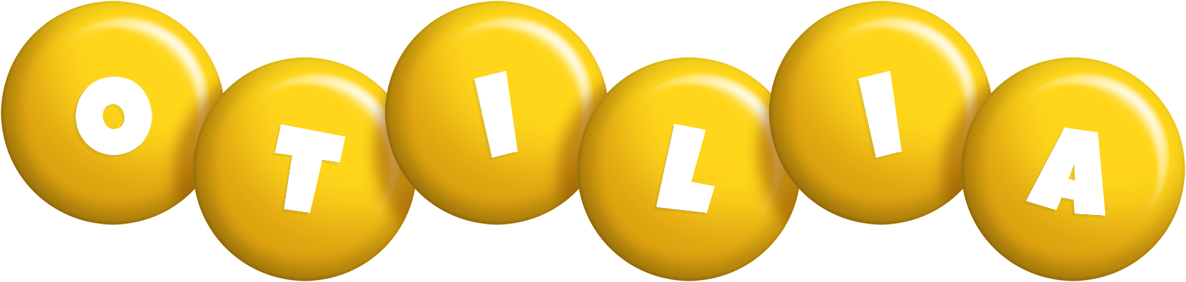 Otilia candy-yellow logo