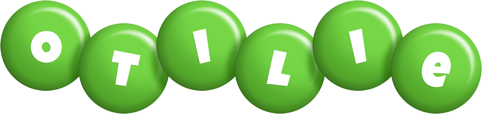 Otilie candy-green logo