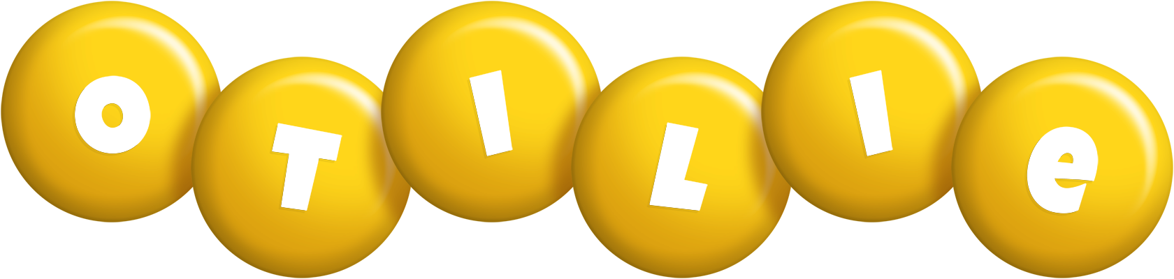 Otilie candy-yellow logo