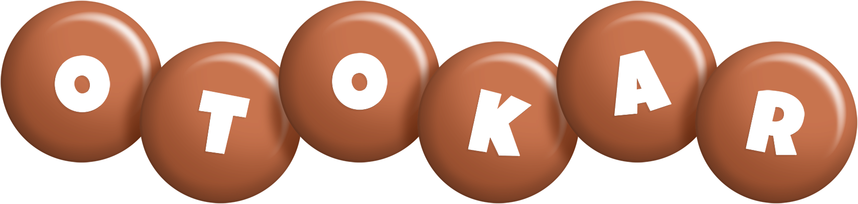 Otokar candy-brown logo
