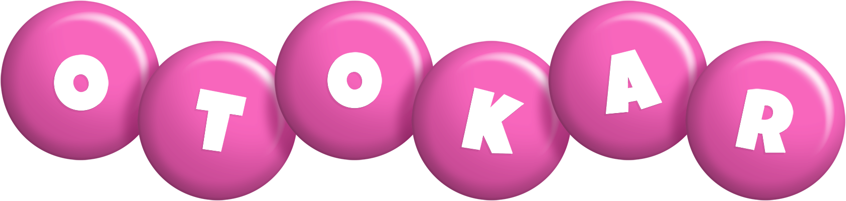 Otokar candy-pink logo