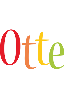 Otte birthday logo