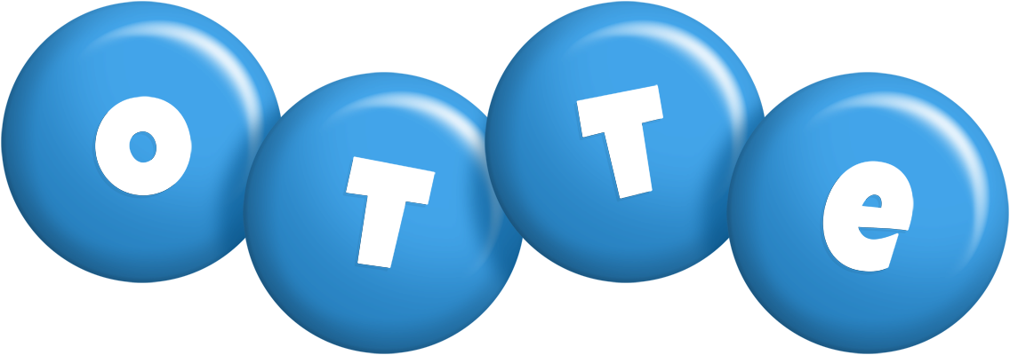 Otte candy-blue logo