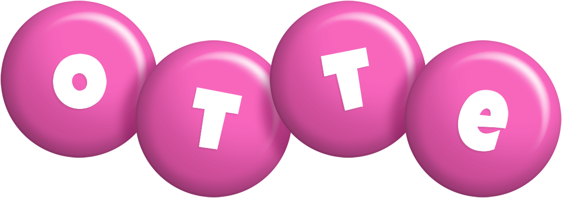 Otte candy-pink logo