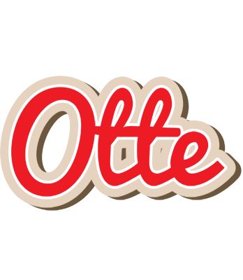 Otte chocolate logo