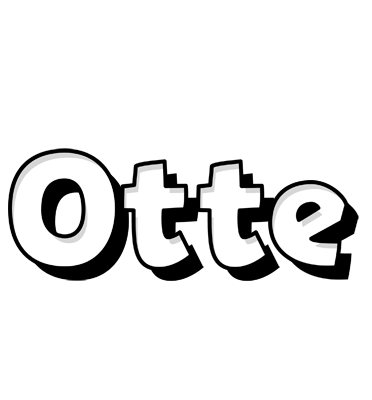 Otte snowing logo