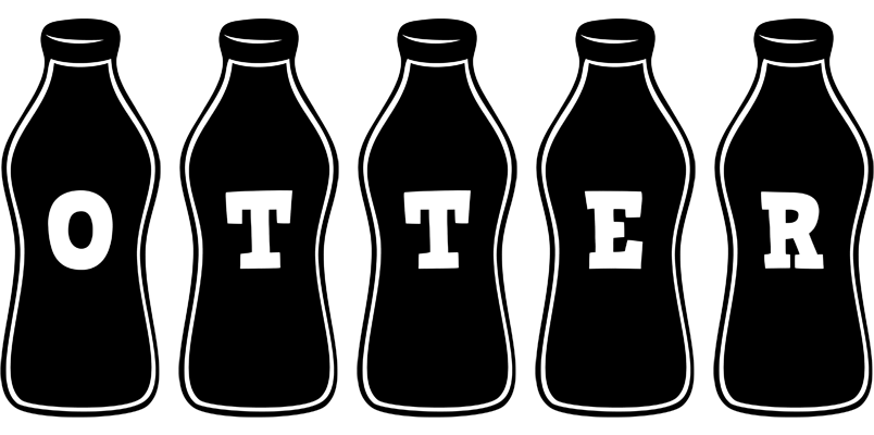 Otter bottle logo