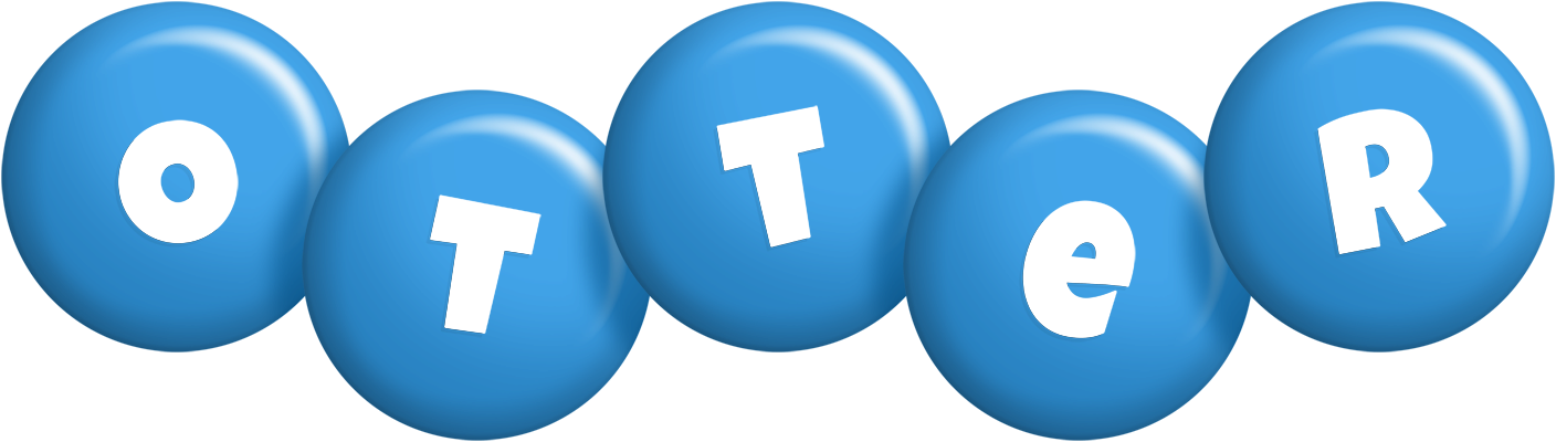Otter candy-blue logo