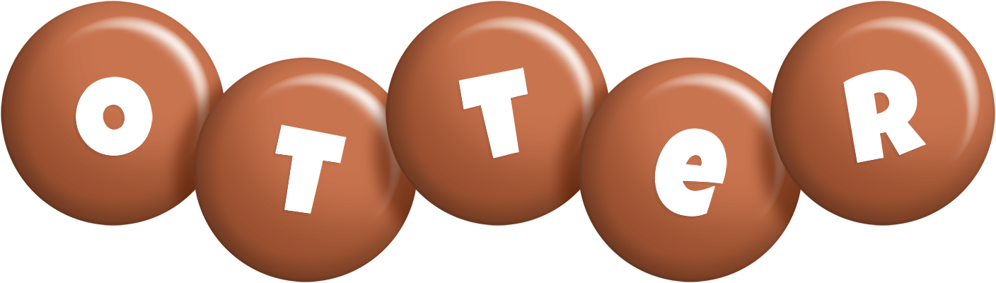 Otter candy-brown logo