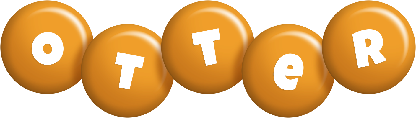 Otter candy-orange logo
