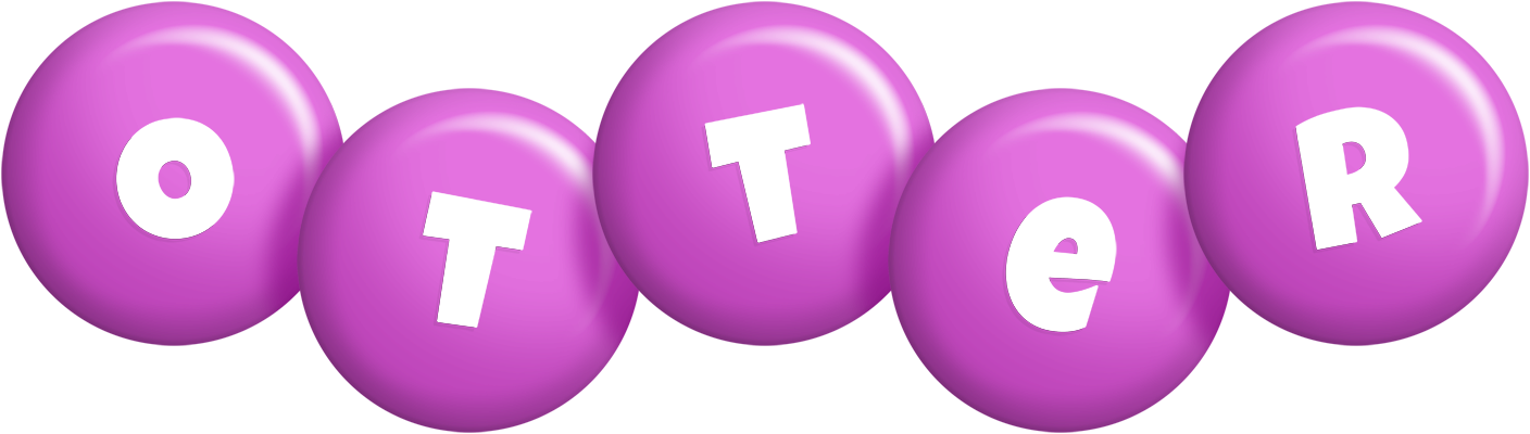 Otter candy-purple logo